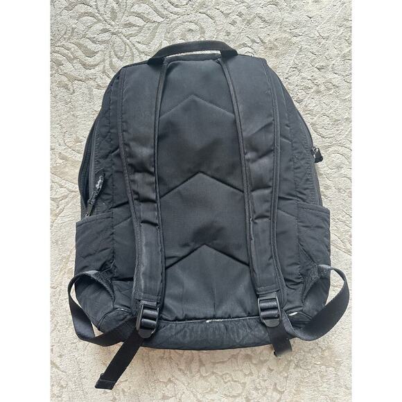 Vera Bradley Black Quilted Laptop Backpack Large Essential Travel School - Picture 5 of 6